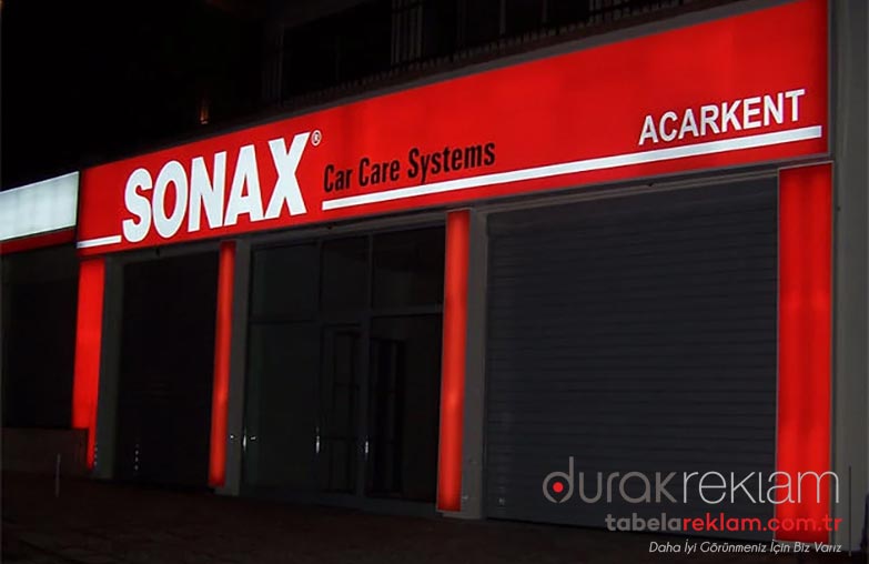 Işıklı Vinil Germe Tabela - Görsel 3