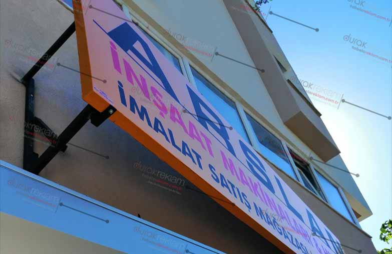 Kompozit Zemin Işıksız Tabela