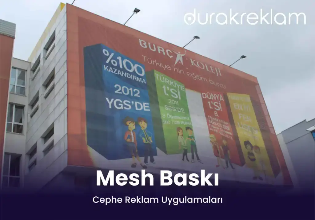 Mesh Vinil Baskı - Görsel 2