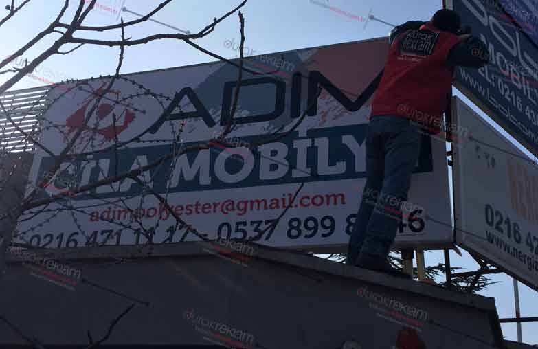 Işıksız Vinil Germe Tabela - Görsel 1