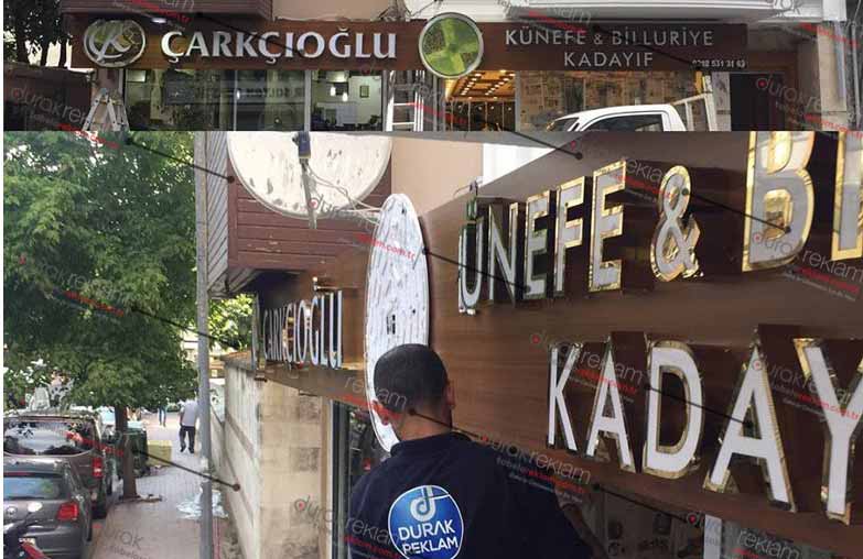 Işıklı Paslanmaz Kutu Harf Tabela - Görsel 5