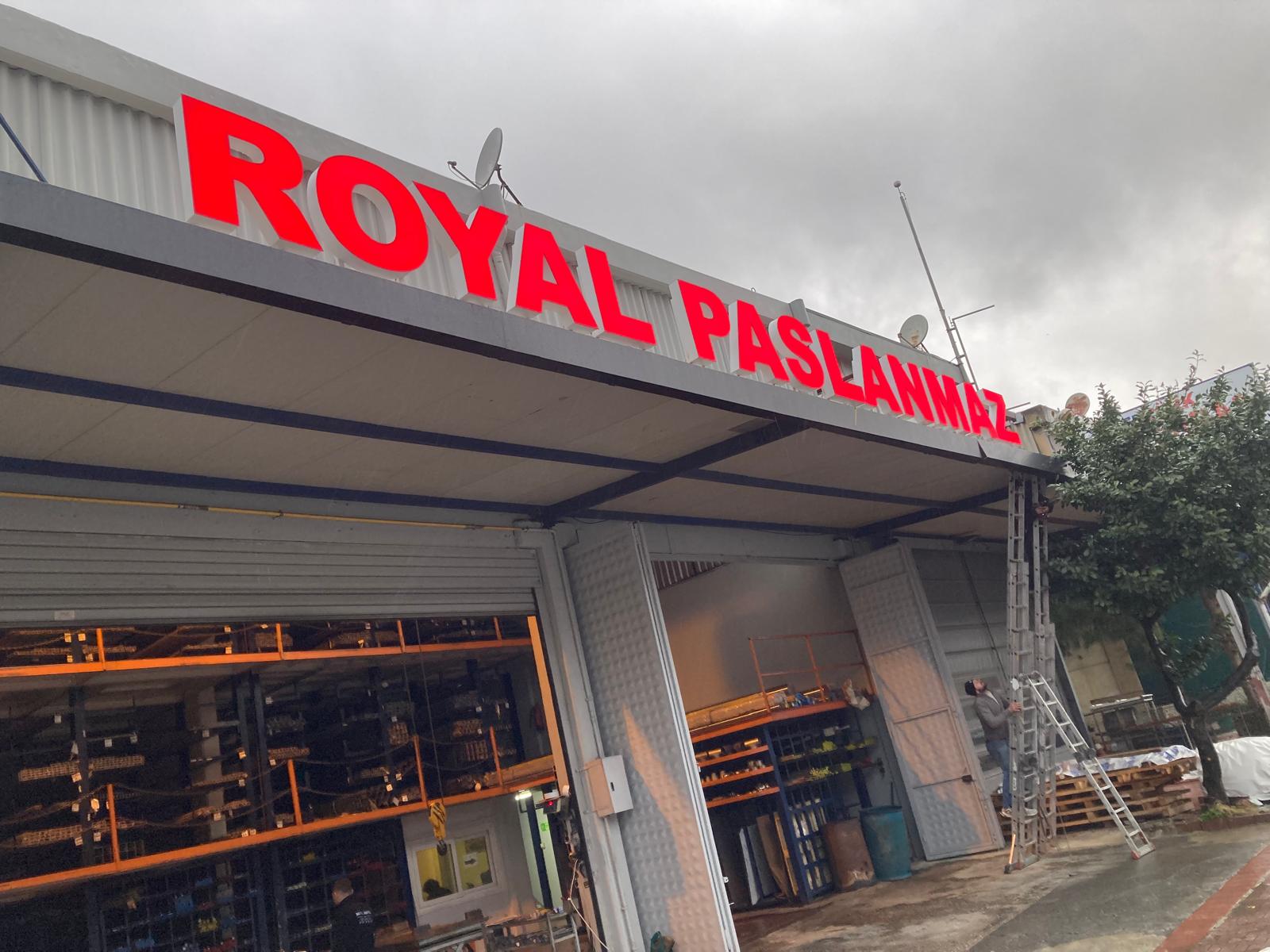 Işıklı Alüminyum Ters Tava Kutu Harf Tabela - Görsel 2