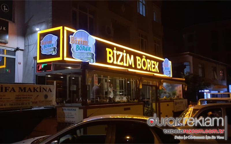 Işıklı Pleksi Kutu Harf Tabela - Görsel 2